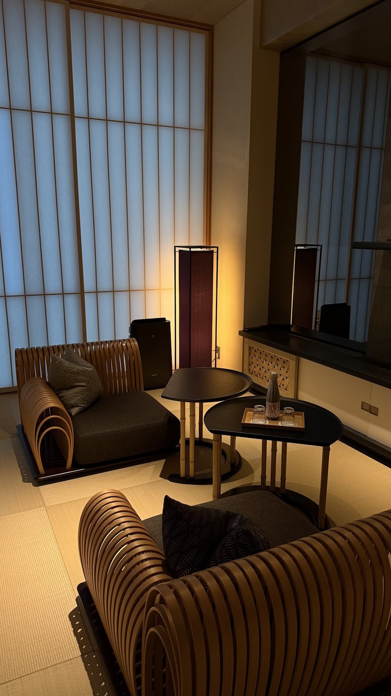 Ochanoma lounge at HOSHINOYA Tokyo