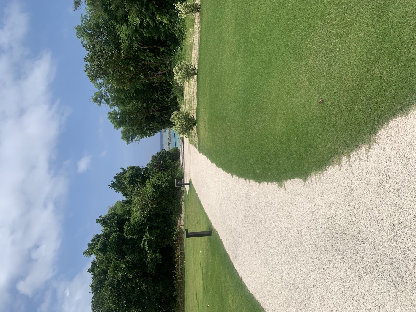 A green path in Ishigaki